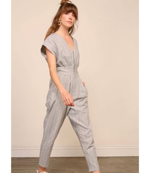 Pin Stripes Jumpsuit