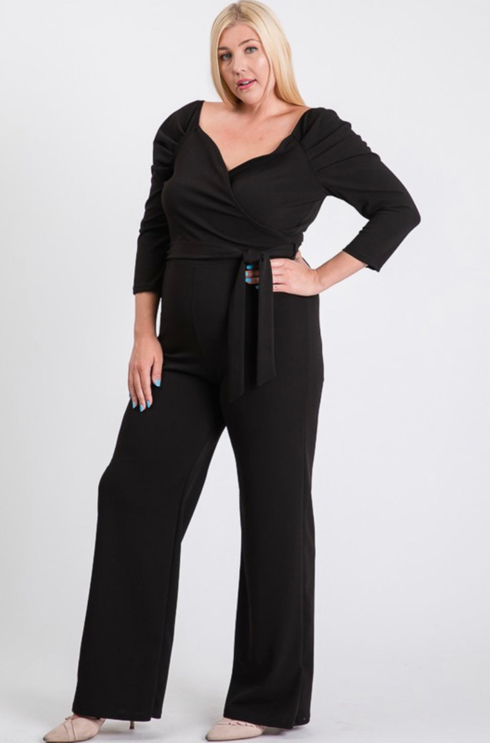 Plus Size Black Jumpsuit