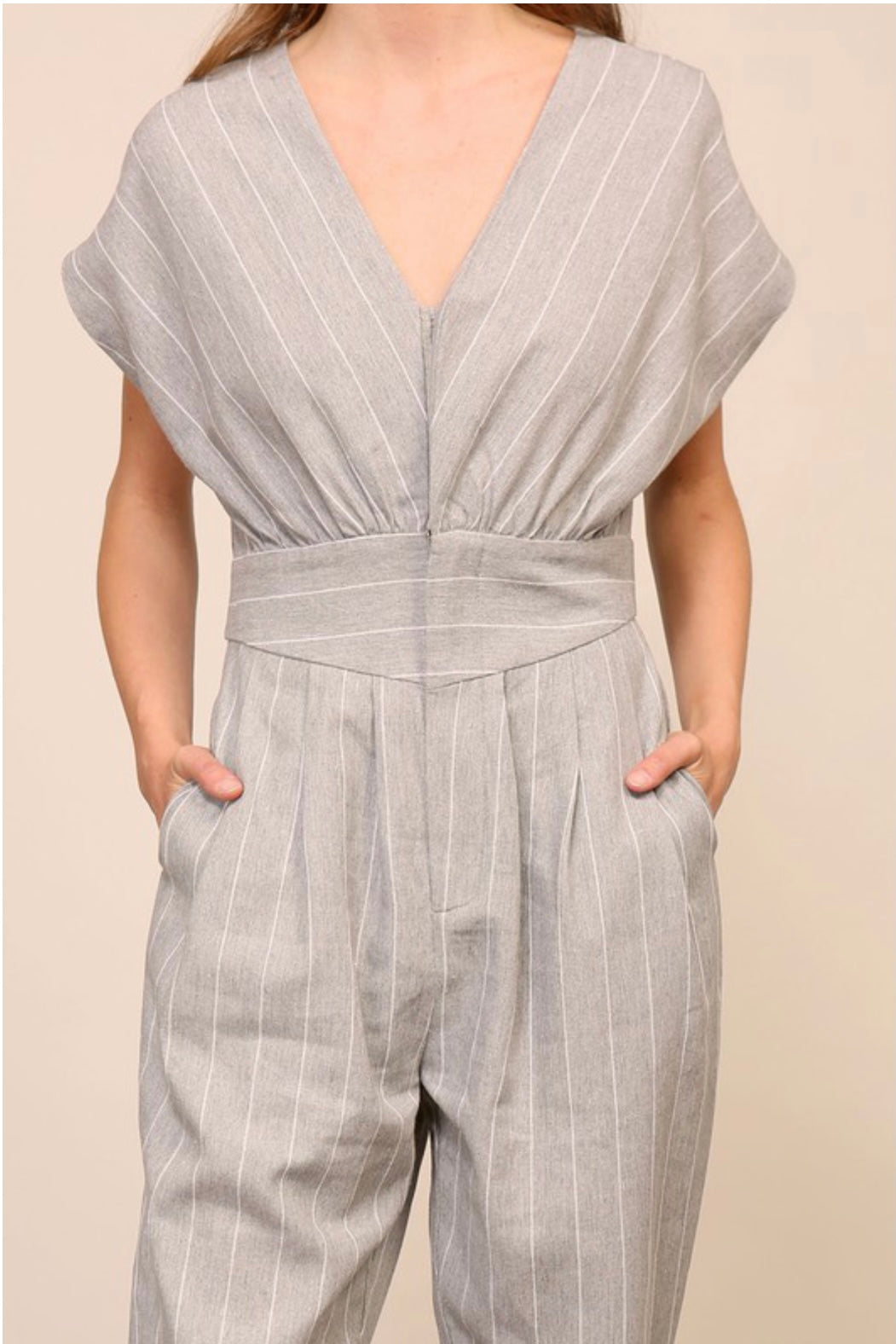 Pin Stripes Jumpsuit