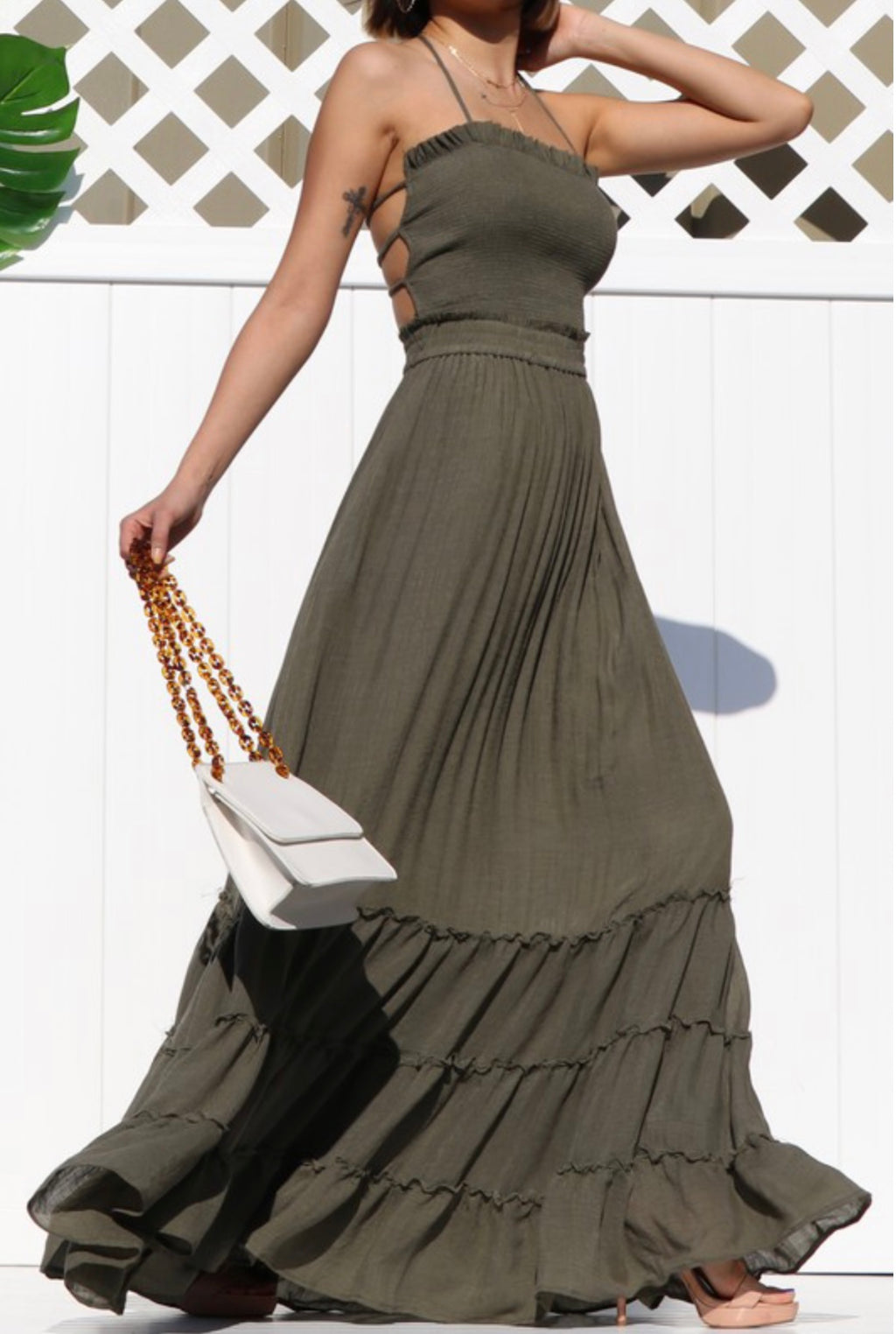 Olive Maxi Dress