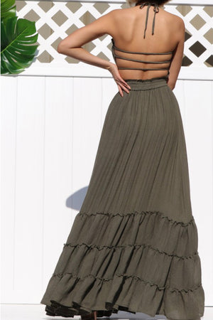 Olive Maxi Dress