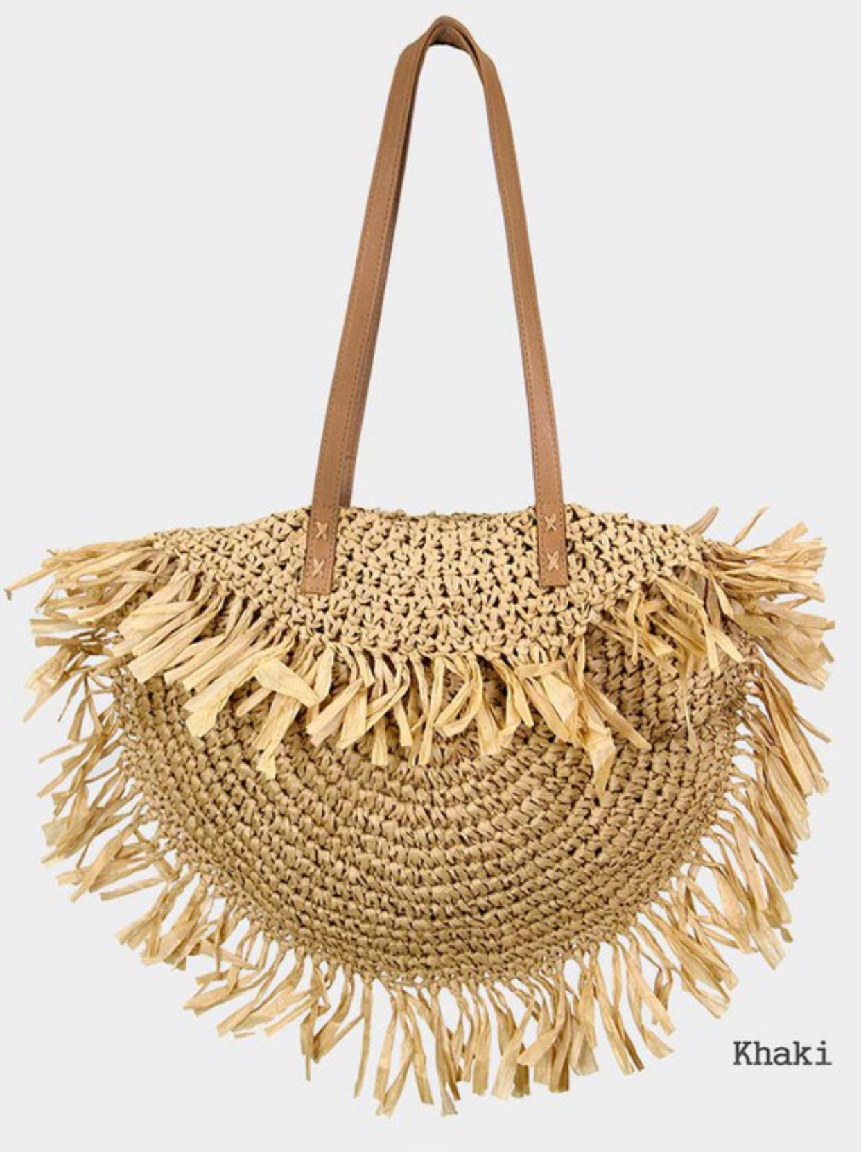 Round Straw Bag